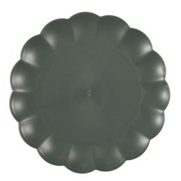 Talerz obiadowy Iris 25,5cm szary ciemny