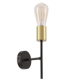 Crespilo lampa kinkiet czarny 1x40 e27