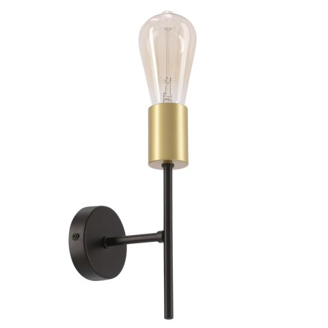 Crespilo lampa kinkiet czarny 1x40 e27