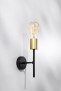 Crespilo lampa kinkiet czarny 1x40 e27