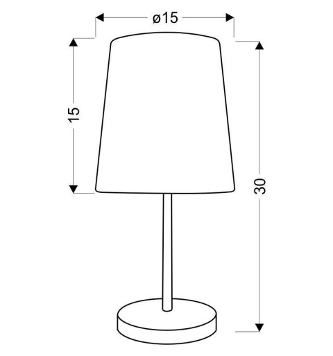 HIPPO LAMPA 1X40W E14 PŁÓTNO NIEBIESKI PROMOCJA