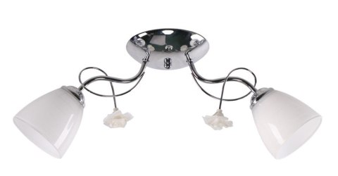 ARIAM LAMPA SUFITOWA 2X40W E27 BIAŁY