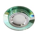 SS-10 CH/GR MR16 CHROM OPR. STROP. STAŁA OKRĄGŁA SZKŁO ZIELONE