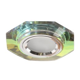 SS-14 CH/MIX MR16 CHROM OPR. STROP. STAŁA SZEŚCIOKĄTNA SZKŁO MIX COLOR