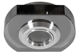 SS-34 AL/BK 3W LED COB 230V OPR. STROP. STAŁA ZAOKRĄGLONA SZKŁO CZARNE