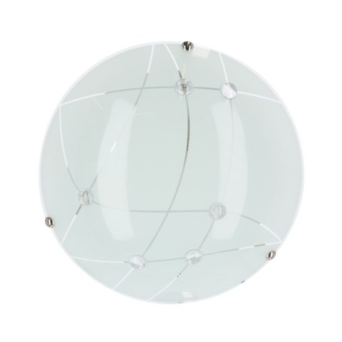 DUCA LAMPA SUFITOWA PLAFON 30 1X60W E27 TRANSPARENT