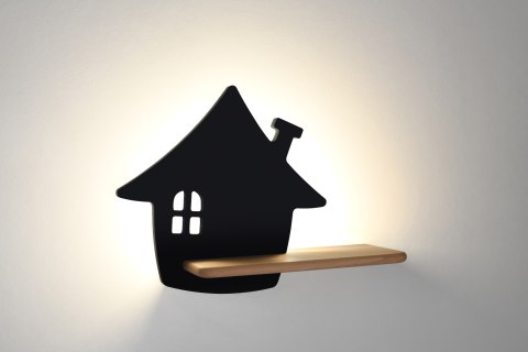 House lampa kinkiet 4w led 4000k kp iq kids czarny