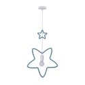 SINGLE SS LAMPA WISZĄCA 1X20W E27 IQ KIDS NIEBIESKI