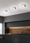 SSP-26 CH/TR+WH 10W LED 230V RING LED BIAŁY oczko sufitowe lampa sufitowa OKRĄGŁA SZLIF SZKŁO TRANSPARENTNE