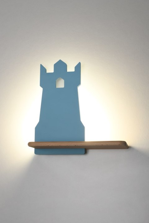 Tower lampa kinkiet 4w led 4000k iq kids niebieski
