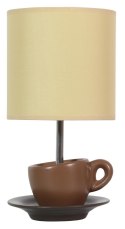 CYNKA LAMPA GABINETOWA 1X60W E27 BRĄZOWY