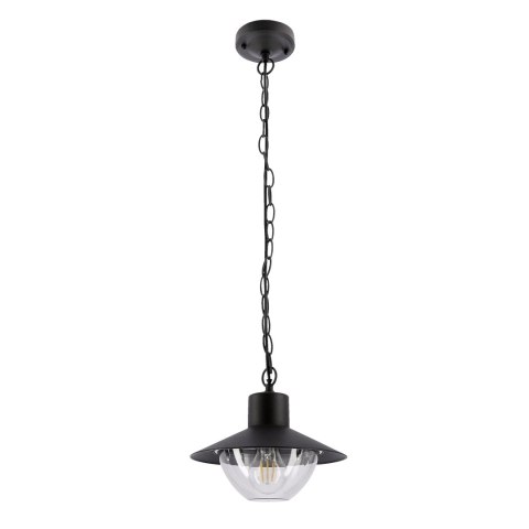 Cosmos lampa ogrodowa wisząca łańcuch czarny 1x40W E27 IP44