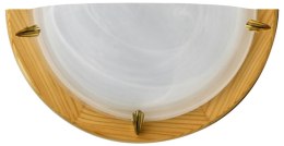 DUNA LAMPA SUFITOWA PLAFON1/2 SOSNA ALABASTER 1X60W