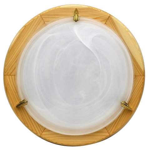 DUNA LAMPA SUFITOWA PLAFON30 SOSNA ALABASTER 1X60W