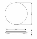 Juno lampa sufitowa plafon 38 28W LED 4000K biały