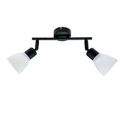 Lampa sufitowa COSTA czarna 2x40W E14 nowoczesne oświetlenie do salonu sypialni kuchni