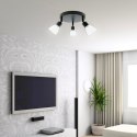 Lampa sufitowa COSTA czarna 3x40W E14 nowoczesne oświetlenie do salonu kuchni sypialni