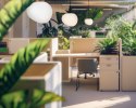 Lampa wisząca STONES 30 cm w stylu Japandi - z białym organicznym kloszem inspirowanym kamieniem - minimalistyczne oświetlenie s