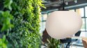 Lampa wisząca STONES 30 cm w stylu Japandi - z białym organicznym kloszem inspirowanym kamieniem - minimalistyczne oświetlenie s