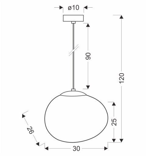 Lampa wisząca STONES 30 cm w stylu Japandi - z białym organicznym kloszem inspirowanym kamieniem - minimalistyczne oświetlenie s