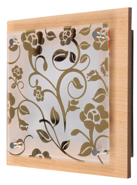 PLANTA PLAFON 24X24 1X60W E27 KWIATY CHOCOLATE
