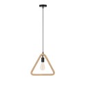 Triun lampa wisząca czarny+beżowy 1x40W E27