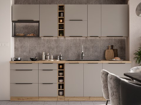 Szafka górna 45 ERIS 37 dąb artisan / piaskowa szarość