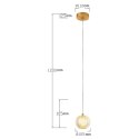 Light Prestige Diamond 1 wisząca złota