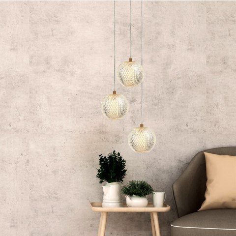 Light Prestige Diamond 3 wisząca złota