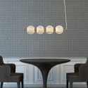 Light Prestige Diamond 4 linia wisząca złota