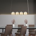 Light Prestige Diamond 4 linia wisząca złota