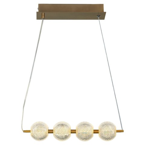 Light Prestige Diamond 4 linia wisząca złota
