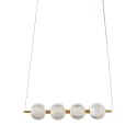 Light Prestige Diamond 4 linia wisząca złota