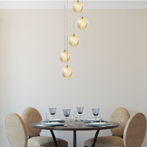 Light Prestige Diamond 5 wisząca złota