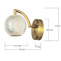 Light Prestige Diamond kinkiet złoty