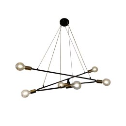 Light Prestige Estrella 6 wisząca czarna
