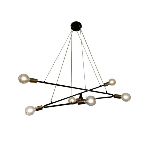 Light Prestige Estrella 6 wisząca czarna