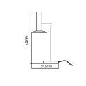 Light Prestige Lampa biurkowa Hat czarna LED 3000K