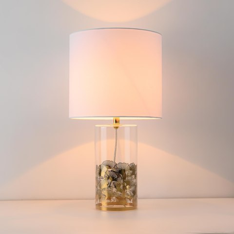 Light Prestige Lampa stołowa Sunflower biała 1xE27