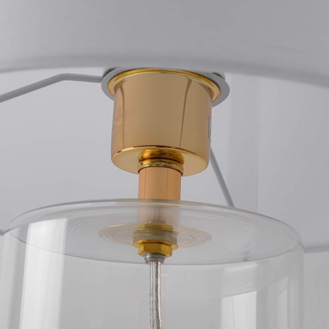 Light Prestige Lampa stołowa Sunflower biała 1xE27