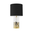 Light Prestige Lampa stołowa Sunflower czarno - transparentna 1xE27