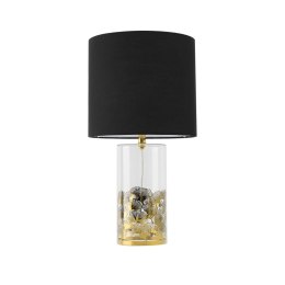 Light Prestige Lampa stołowa Sunflower czarno - transparentna 1xE27