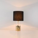 Light Prestige Lampa stołowa Sunflower czarno - transparentna 1xE27