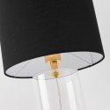 Light Prestige Lampa stołowa Sunflower czarno - transparentna 1xE27
