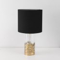 Light Prestige Lampa stołowa Sunflower czarno - transparentna 1xE27