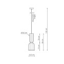 Light Prestige Lampa wisząca Balera zielona