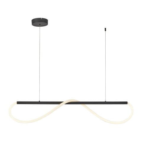 Light Prestige Lampa wisząca Meleca S czarna LED CCT