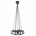 Light Prestige Lampa wisząca Punto grafitowa 7xE14