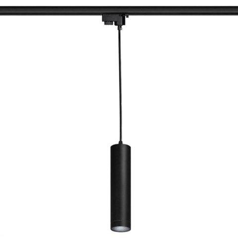 Light Prestige Lampa wisząca do szynoprzewodu Snow 3F czarna 1xGU10
