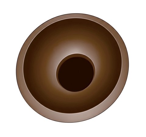 Light Prestige Plafon COCO 40 cm coffee LED